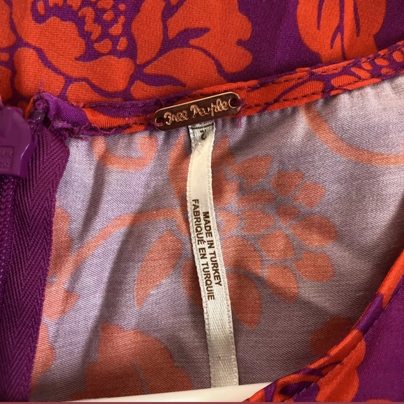 Free People Electric Posie Floral Mini Dress m24 - Picture 8 of 8